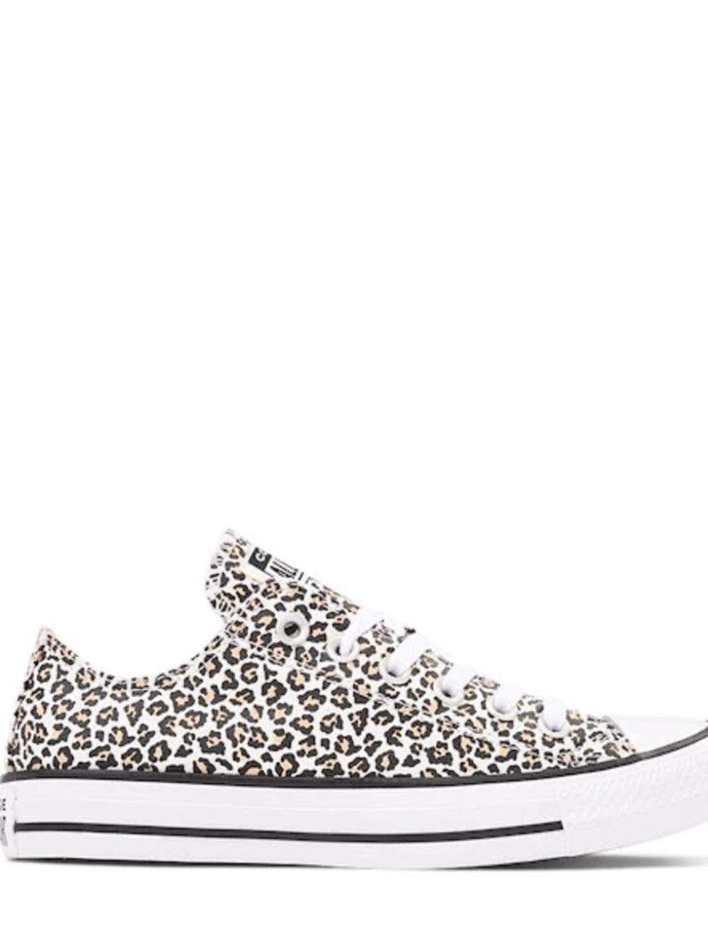 Converse Chuck Taylor All Star Animal Print Low-Top Sneaker - White Leopard - Picture 2 of 8